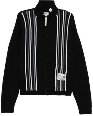 Maison Mihara Yasuhiro Cardigan Mit Stehkragen - Schwarz