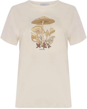 Isolda Cogumelos Da Amazônia Tシャツ - ナチュラル