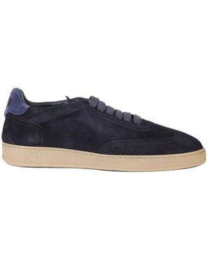 Soldini 80 Akira Amalfi Suede Sneakers - Blue