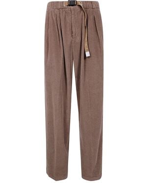 White Sand Corduroy Trousers - Brown