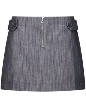 Paloma Wool Deuna Buttoned Skirt - Gray