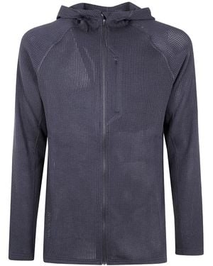 Houdini Sportswear M's Pace Flow Waffle-Hooded Jacket - Blue