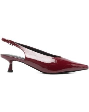 Bibi Lou 50Mm Tiare Pointed Slingback Court Shoes - Brown