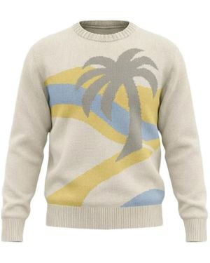 Harden Pull En Maille Intarsia - Blanc
