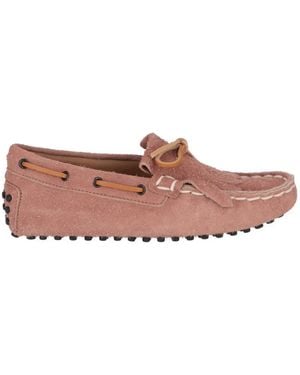 Tod's Fringed Gommino Loafers - Pink
