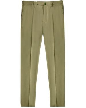 Slowear Pressed-Crease Tailored Trousers - Green