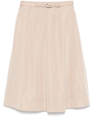 Aspesi A-Line Midi Skirt - Natural