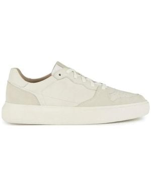 Geox Deiven Panelled Trainers - White