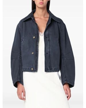 6397 Giubbotto Buttoned Denim Jacket - Blue