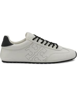 Tory Burch Sneakers Field Con Logo Traforato - Bianco