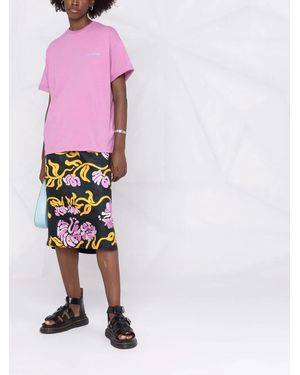 Opening Ceremony Word Torch Logo T-Shirt - Pink