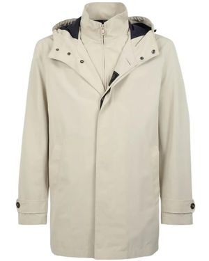 Fay Parka Morning À Capuche - White
