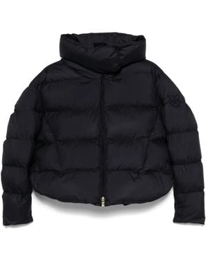 Pinko Quilted High-Neck Puffer Jacket - Blue