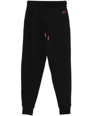 Paul Smith Swirl-Heart Track Trousers - Black