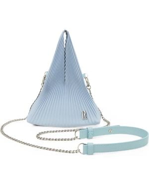 Repeat Cashmere Petite Handtasche Mit Falten - Blau