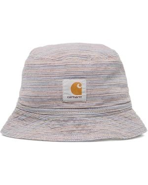 Carhartt Gellar Striped Bucket Hat - White
