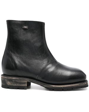 Our Legacy Stiefeletten aus Leder - Schwarz