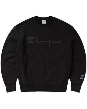 Champion X Aries Logo-Print Sweatshirt - Black