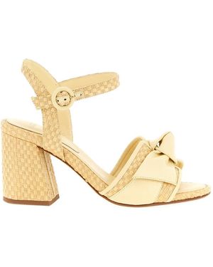 Alexandre Birman Clarita Block-Heel Sandals - Metallic