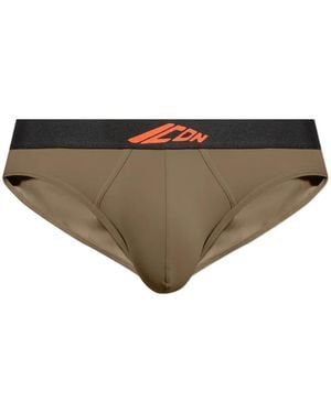DSquared² Slip mit Logo-Detail - Natur