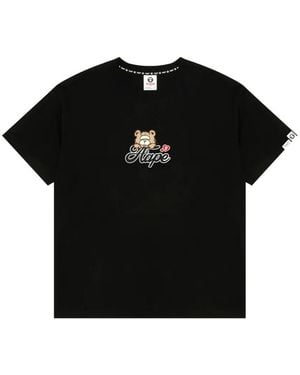 Aape By A Bathing Ape Graphic-print T-shirt - Schwarz