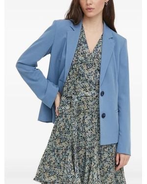 Sisley Button-Fastening Jacket - Blue
