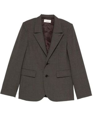 6397 Houndstooth Blazer - Gray