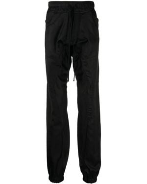 Julius Drawstring-Waist Skinny Trousers - Black