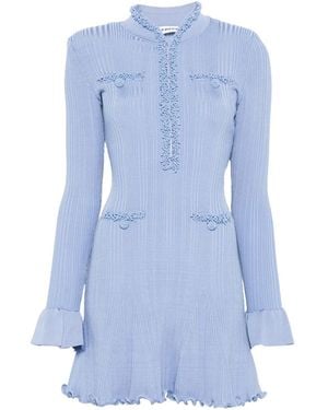 Self-Portrait Short Dress - Blue