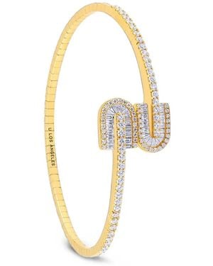 UNION LOS ANGELES U Duo Diamond Bangle - Metallic