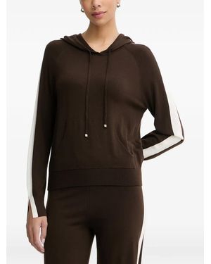 From Future Sudadera Con Capucha Y Rayas Laterales - Negro