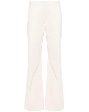 Our Legacy Biker High-Waist Straight Trousers - White