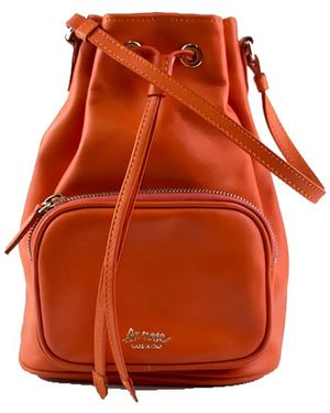 LA ROSE Beuteltasche Mit Kordelzug - Orange