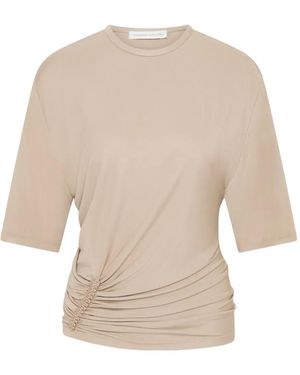 Christopher Esber Shibari T-Shirt Aus Jersey - Weiß