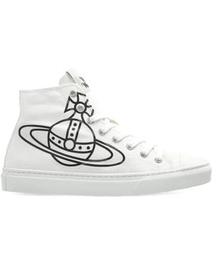 Vivienne Westwood Plimsoll キャンバス ハイカットスニーカー Vivienne Westwood ヴィヴィアンウエストウッド スニーカー