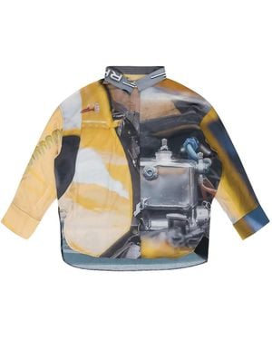 Rhude Chemise Imprimée - Bleu