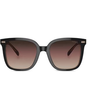 COACH Square-Frame Sunglasses - Brown