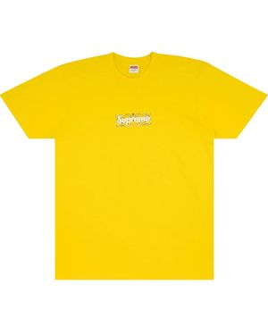 Supreme Bandana Box Logo Crew Neck T-Shirt - Yellow