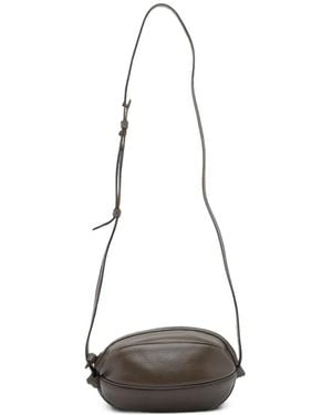 Hereu Boya Distressed Leather Shoulder Bag - White