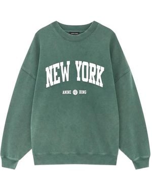 Anine Bing Miles Sudadera Universidad De Nueva York - Verde
