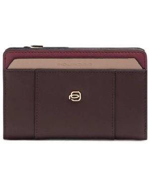 Piquadro Circle Bifold Wallet - Purple