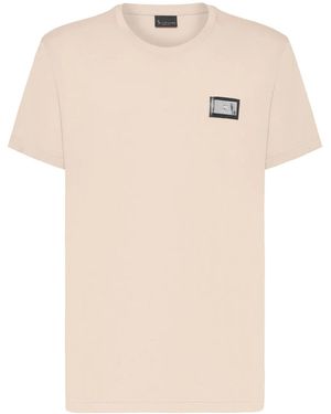 Billionaire ロゴ Tシャツ - ナチュラル