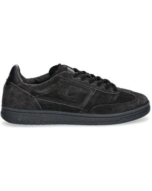 Champion Logo-Embroidery Trainers - Black