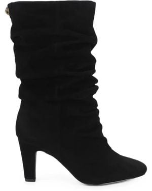 Kurt Geiger Elizabeth Slouch Boots - Black