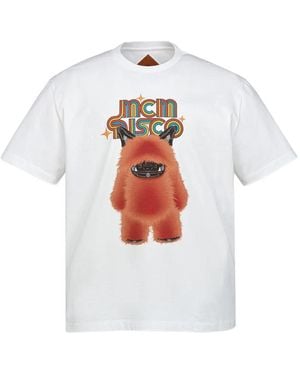 MCM Mars Dog Disco T-Shirt - Weiß