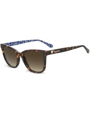 Love Moschino Square-Frame Sunglasses - Brown