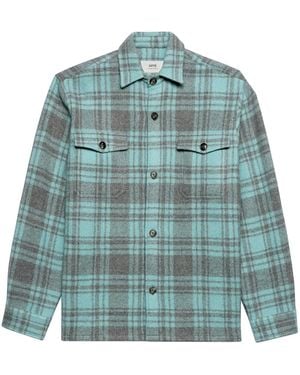 Ami Paris Giacca Camicia - Blu