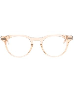 Akoni Brille Mit Rundem Gestell - Natur