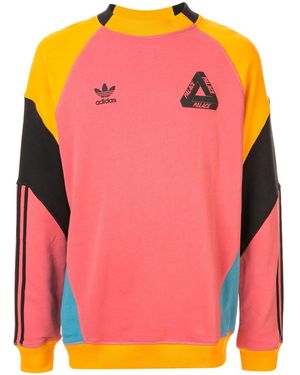 Palace X Adidas Crew Neck Sweatshirt - Pink