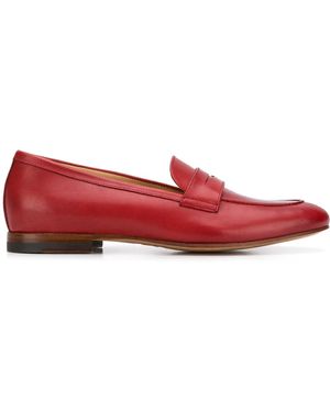 SCAROSSO Valeria Penny Loafers - Red